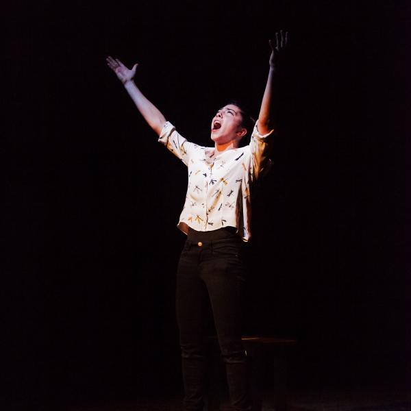 Jessica Nativel - Visuel Compagnie Mmm &quot;G.R.A.I.N. - Histoire de fous&quot;