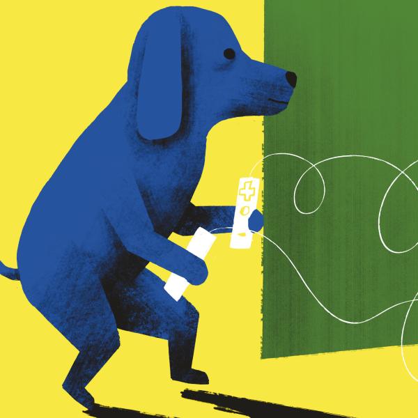 ANNULÉ - Chien bleu - Visuel 1