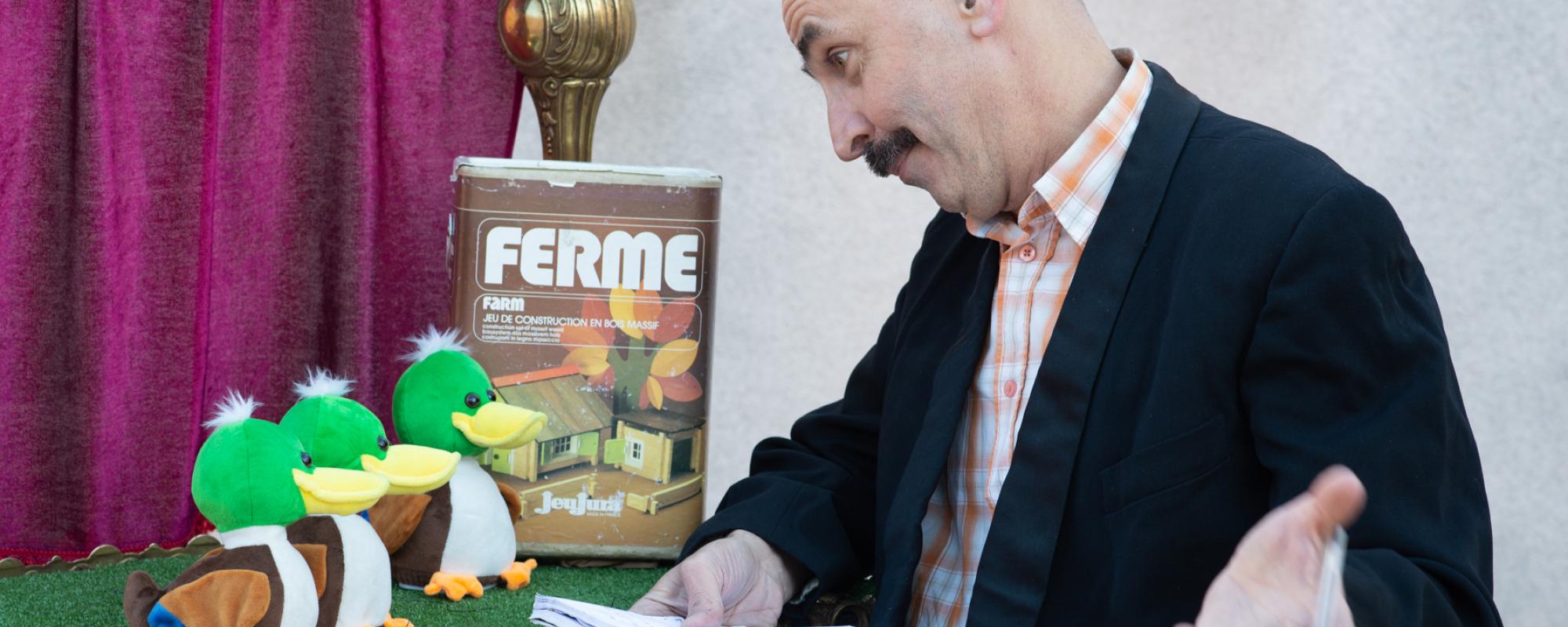 Photo : La mare où l'on se mire, Chiendent Théâtre