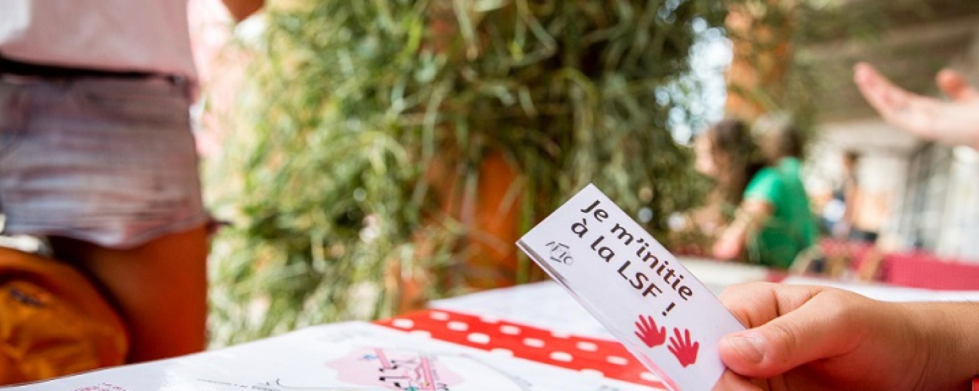 Visuel Atelier Initiation Langue des Signes, crédits David Perpère